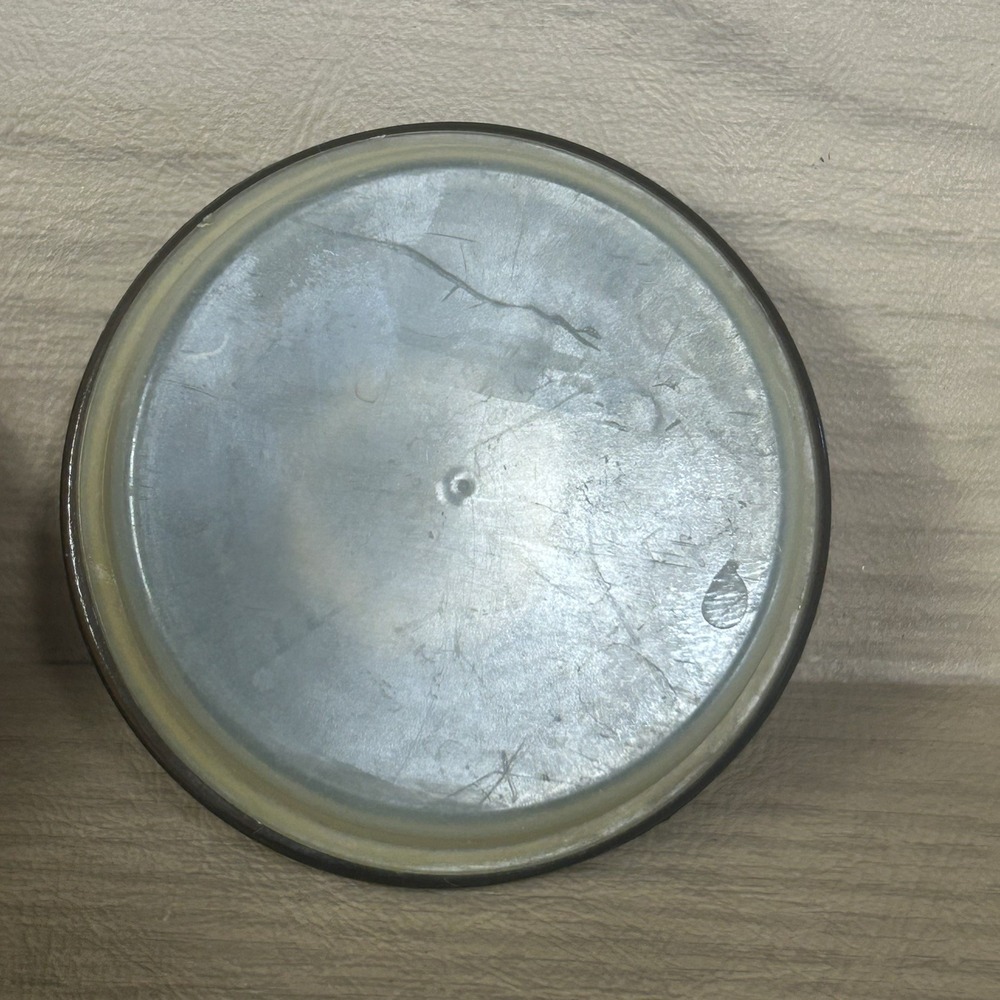 Vintage Dark Brown Amber Glass Apothecary Canister Spice Jar Starburst Lid - Picture 7 of 8